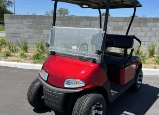 EZGO 2020 RXV Elite Candy Apple Red Remanufactured