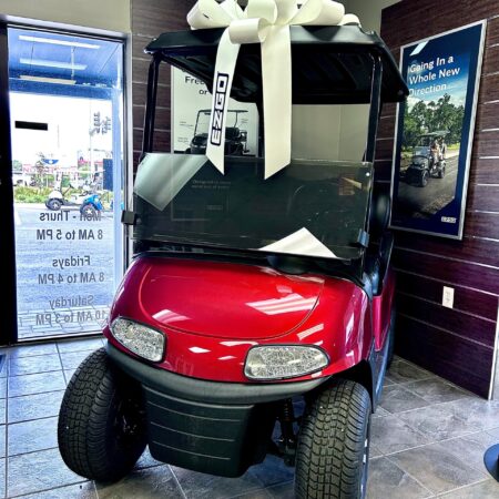 EZGO 2021 RXV Elite Candy Apple Red Remanufactured
