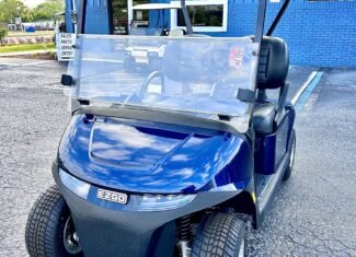 EZGO 2025 RXV Elite Patriot Blue
